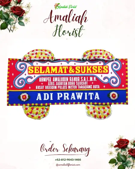 Papan Bunga Ucapan Selamat Pasunggingan